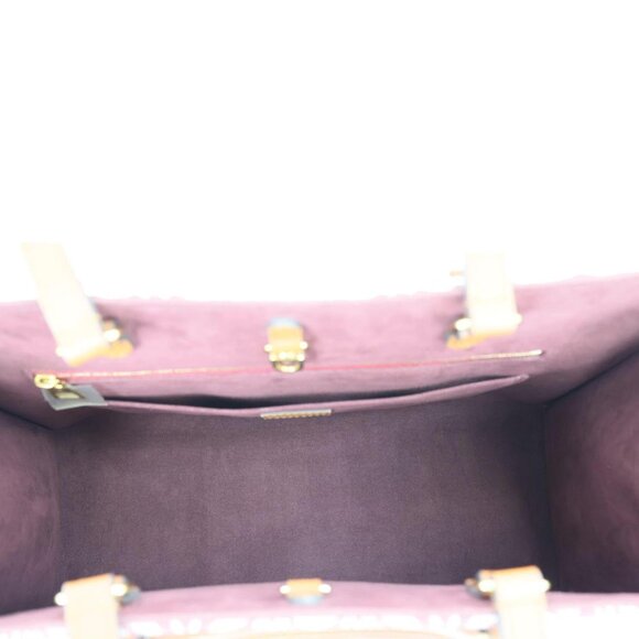 Louis Vuitton Since 1854 Onthego GM Jacquard Shoulder Bag Red - Picture 12 of 15